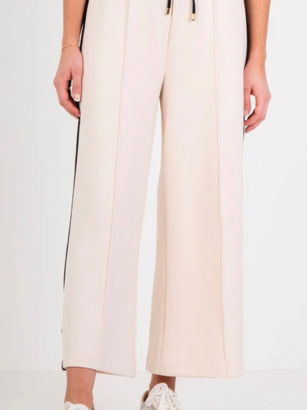 Emily McCarthy Black Sand Crop Pants